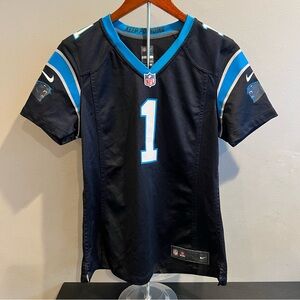 Nike On Field Youth Size M NFL Carolina Panthers Football Jersey Cam Newton #1